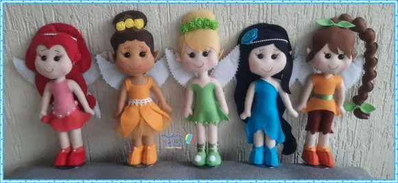 Fadas Amigas 5 Peças - foto 1