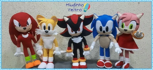 Turma do Sonic em Feltro - foto 1