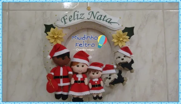 Guirlanda Natal Família Personalizada - foto 1
