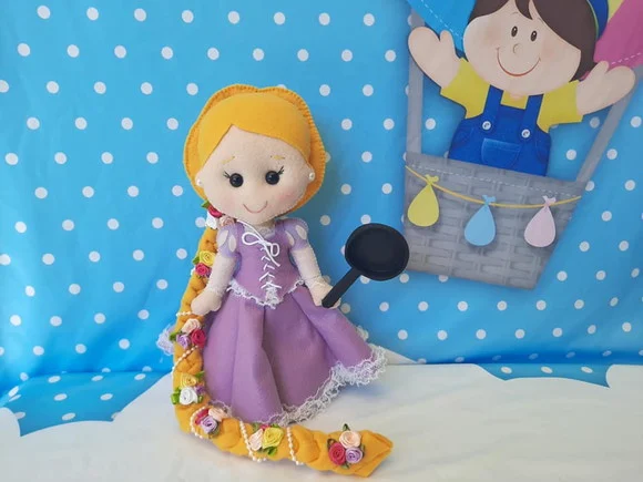 Rapunzel em Feltro - foto 1