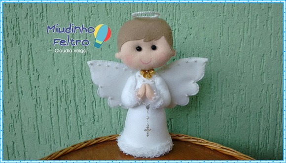 Anjo em feltro - foto 1