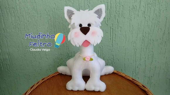 Cachorro em Feltro - foto 1