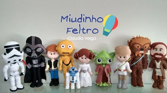 Star Wars em Feltro - Valor Unitário - foto 1
