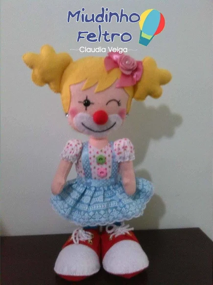 Palhaço em Feltro - foto 1