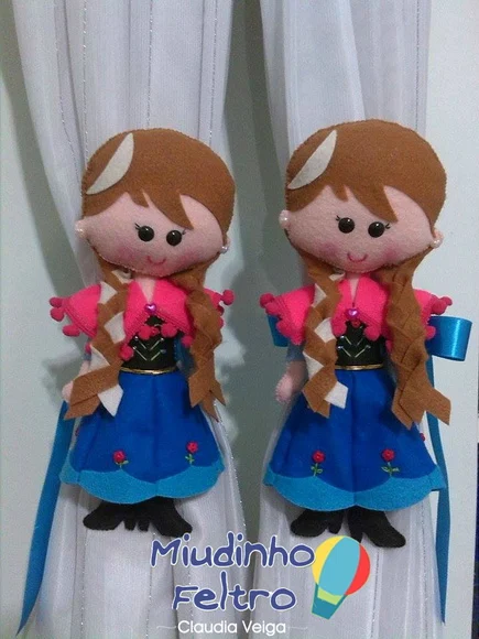 Prendedores de Cortina Frozen - foto 1