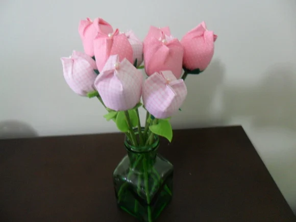 Tulipas em Tecido - foto 1