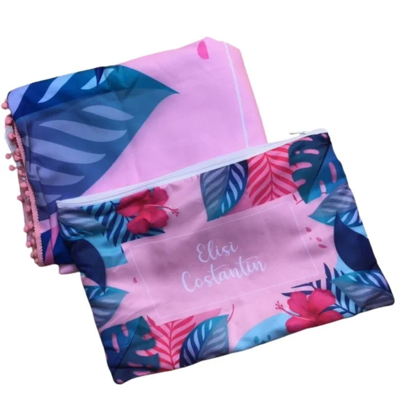 Canga Toalha Personalizada + Necessarie - foto 1