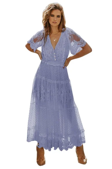 Vestido Longo Renda Tule Noiva Boyo Plus Size - foto 1