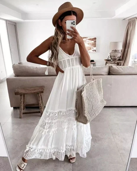 Vestido Longo Renda Guipir Festa Civil Pre Wedding Noiva - foto 1