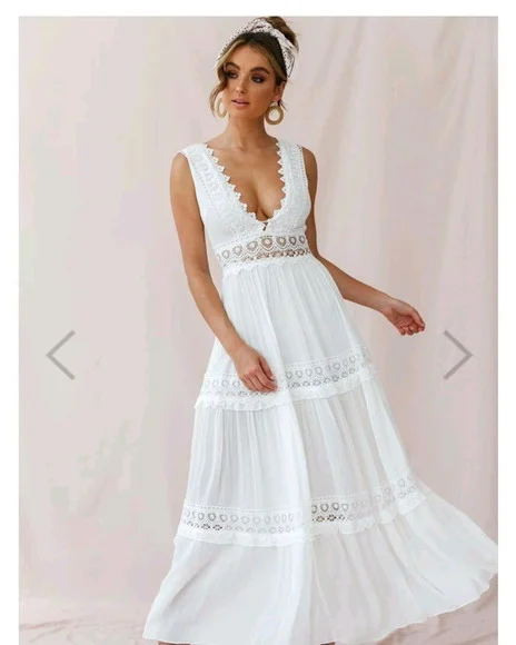 vestido longo branco pré wedding noiva