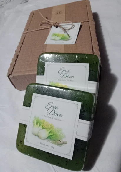 Sabonete Vegano Luxo - Erva Doce - foto 1