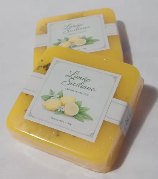 Sabonete Vegano Luxo - Limão Siciliano - foto 1