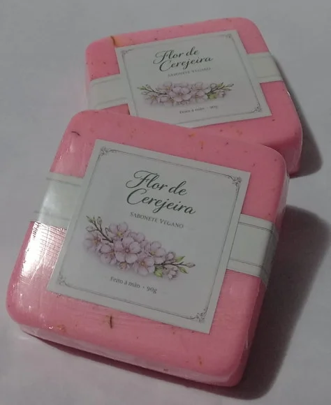 Sabonete Vegano Luxo - Flor de Cerejeira - foto 1