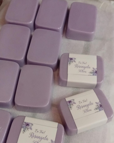 Sabonete Artesanal Médio 50 Personalizado - foto 2