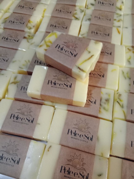 Sabonete Vegano Artesanal 20 Grs com Ervas - foto 2