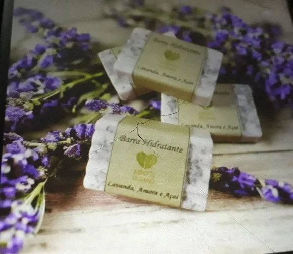 Sabonete Vegano Lavanda com Sementes de Lavanda - foto 1