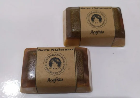 Sabonete Artesanal de Açafrão - 28 Gramas - foto 1
