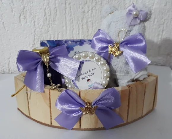 Lembrancinha Batizado com Toalha Personalizada - foto 1