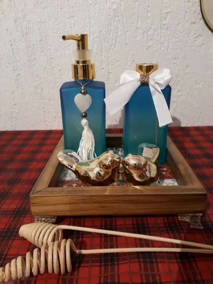 Conjunto Lavabo Madeira Retrô - foto 1