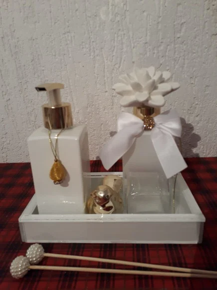 Conjunto Lavabo Luxo -Vitrificado - foto 1