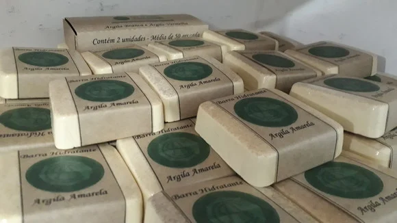 Sabonetes de Argila Grande Pura sem Misturas - foto 1