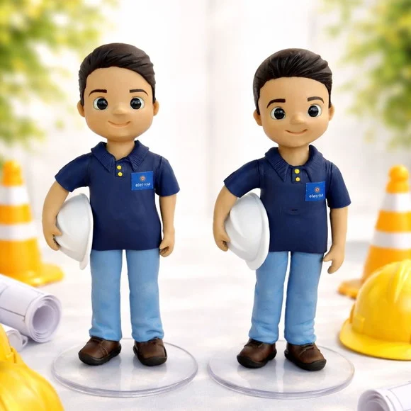 Boneco Personalizado Profissão em Biscuit (2 Unidades) - foto 1