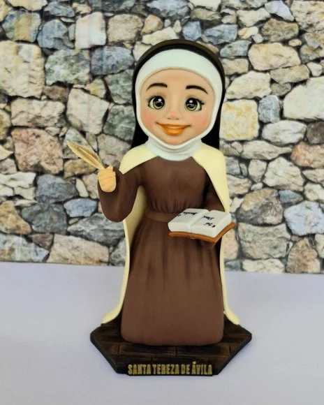 Santa Teresa D' Ávila em Biscuit - foto 1