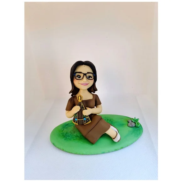 Topo Personalizado Boneca Segurando Nossa Senhora Aparecida - foto 1