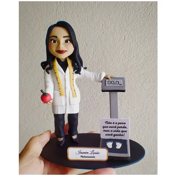 Boneco (a) Personalizado em Biscuit - Nutricionista - foto 1