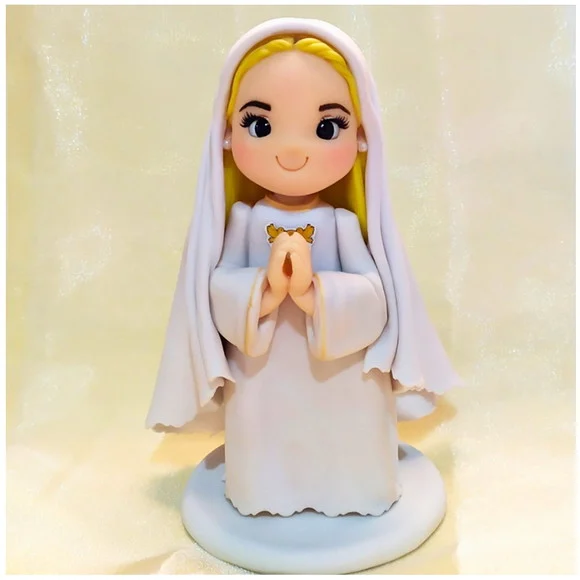 Boneco (a) Personalizado em Biscuit Primeira Comunhão - foto 1