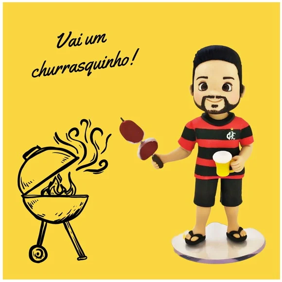 Boneco (a) Personalizado em Biscuit - foto 1