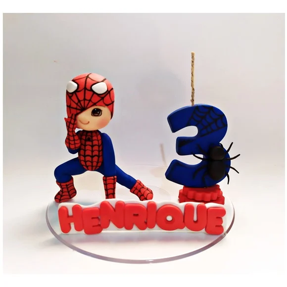 Topo Homem Aranha em Biscuit - foto 1