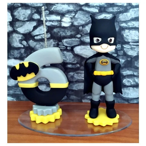 Topo de Bolo do Batman em Biscuit - foto 1