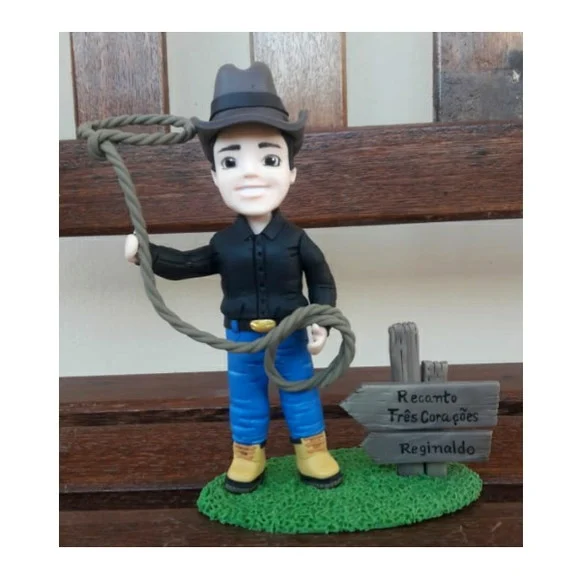 Topo Cowboy de Biscuit Personalizado - foto 1