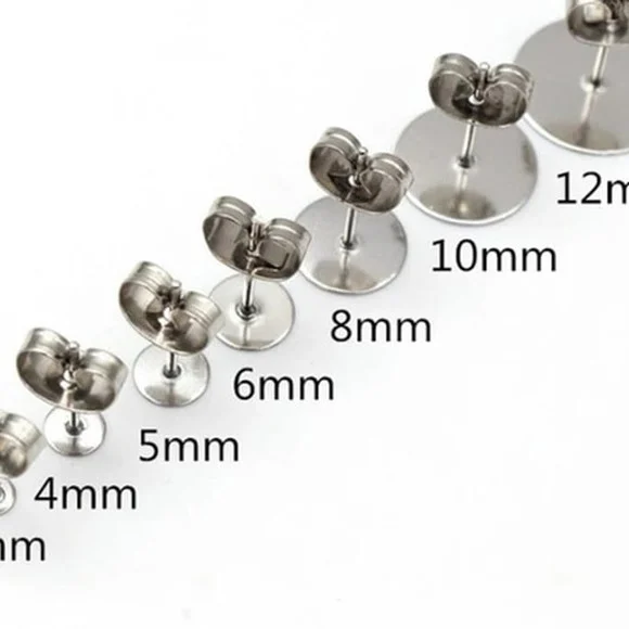 Kit Base Brinco Aço Inoxidável com 70 Pares Varios Tamanhos - foto 1