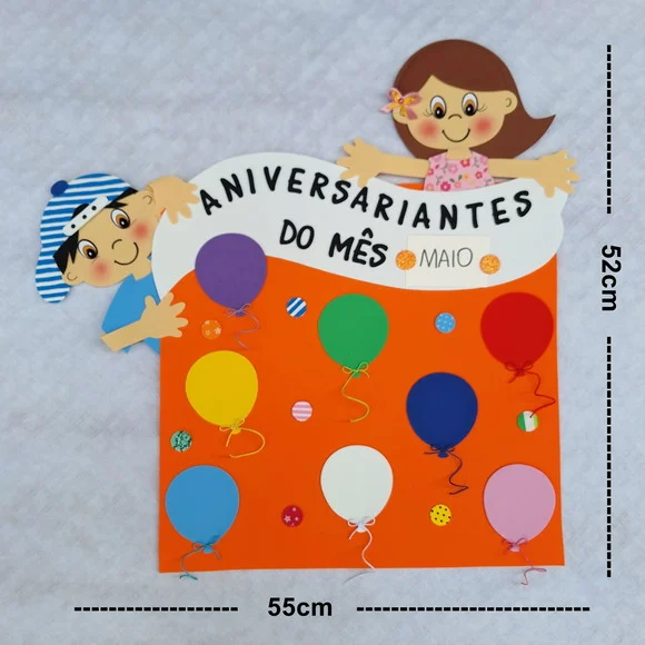 Painel Aniversariantes Crianças
