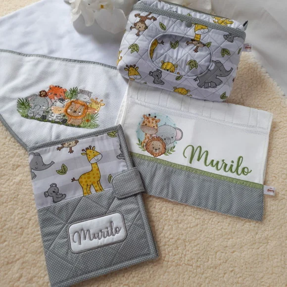Kit Enxoval do Bebê Personalizado Bordado - foto 1