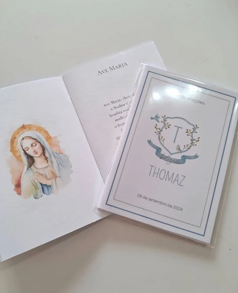 Livrinho de Orações Personalizado para Batizado e Eucaristia - foto 1