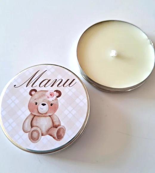 Vela na Latinha para Lembrancinha Personalizado - foto 1