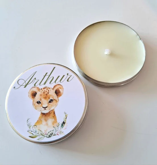 Vela Personalizada para Lembrancinha na Lata - foto 1