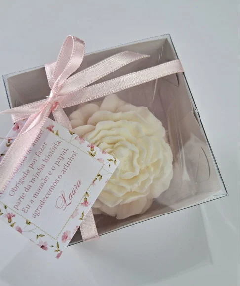 Sabonete Personalizado de Flor para Maternidade e Aniversári - foto 1