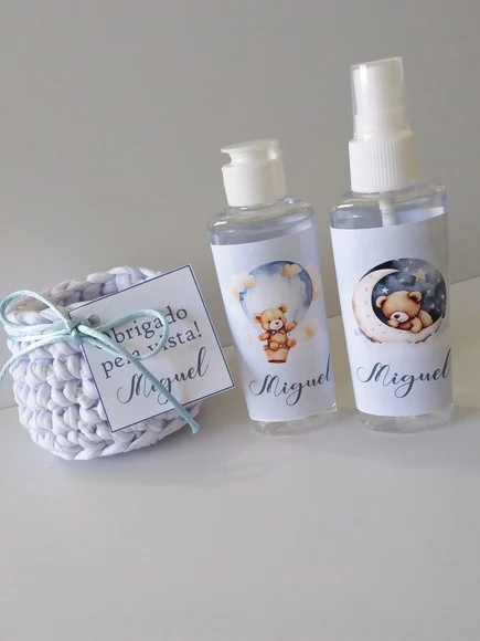 Home Spray e Álcool em Gel para Lembrancinha de Maternidade - foto 1