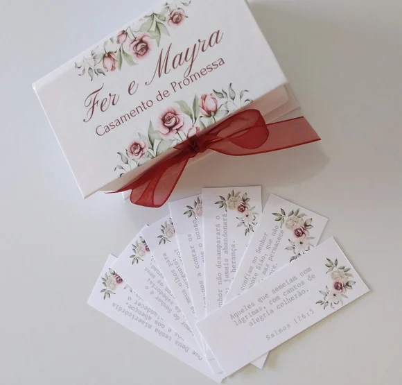 Caixa de Promessas Personalizada para Lembrancinha - foto 1