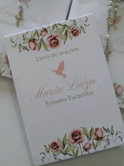 Livrinho de Orações Primeira Eucaristia Comunhão Batizado - foto 1