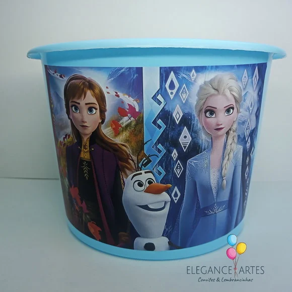Balde de Pipoca Frozen 2