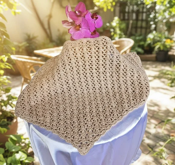 Bandana Lenço em Croche - foto 1