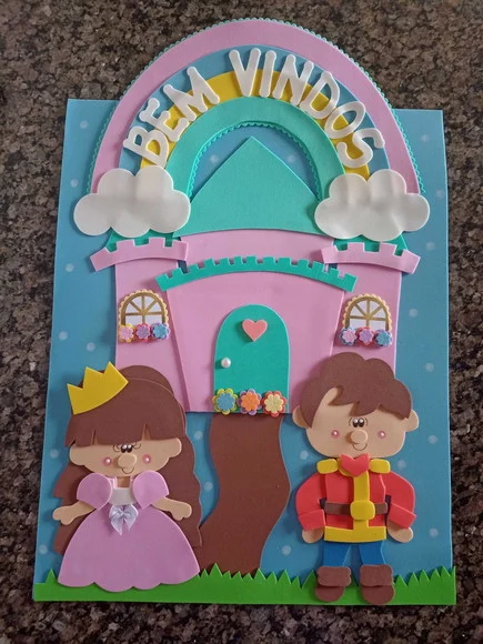 Decoração Sala de Aula Princesa e Príncipe com 6 Cartazes - foto 1