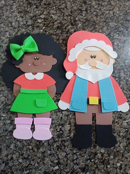 Painel Natal com 6 Personagens de 40 cm Cada - foto 1