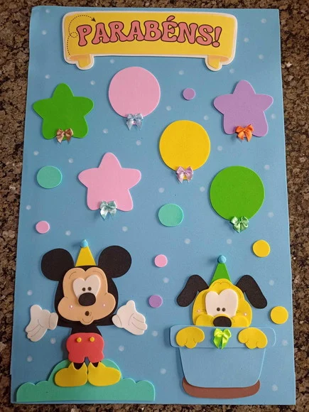 Kit Decoração Sala de Aula Turma do Mickey com 8 Cartazes - foto 1