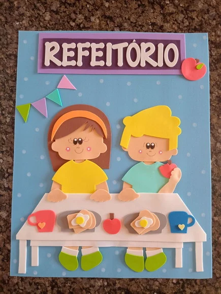 Placa de Porta Refeitório - foto 1